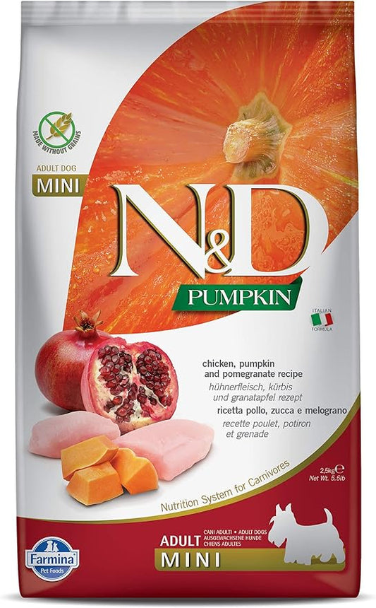Farmina N&D Pumpkin Chicken&Pomegranate Adult Mini Dog Dry Food -100g