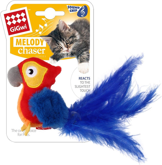 Melody Chaser (Red Parrot) with motion Activated Sound Chip