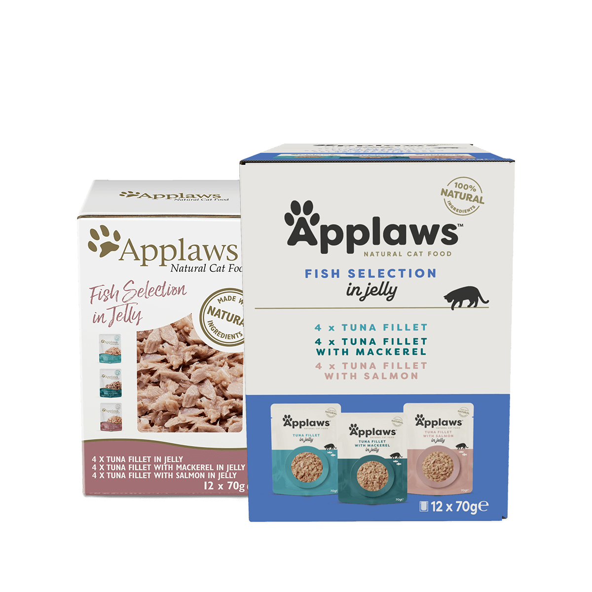 Applaws Cat Fish Multipack 12x70g Pouch