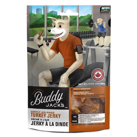 Buddy Jack’s Turkey Jerky Dog Treats - 2oz / 56gm