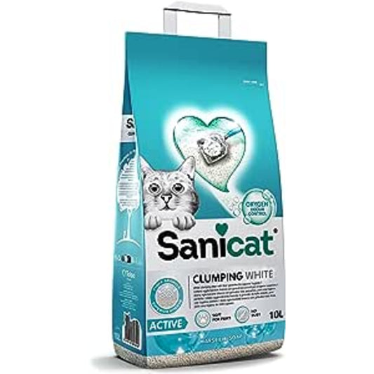 Sanicat Clumping White Active Cat Litter