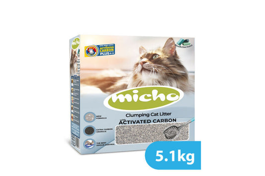 Micho Clumping Cat Litter With Activated Carbon 5.1kg (6L)