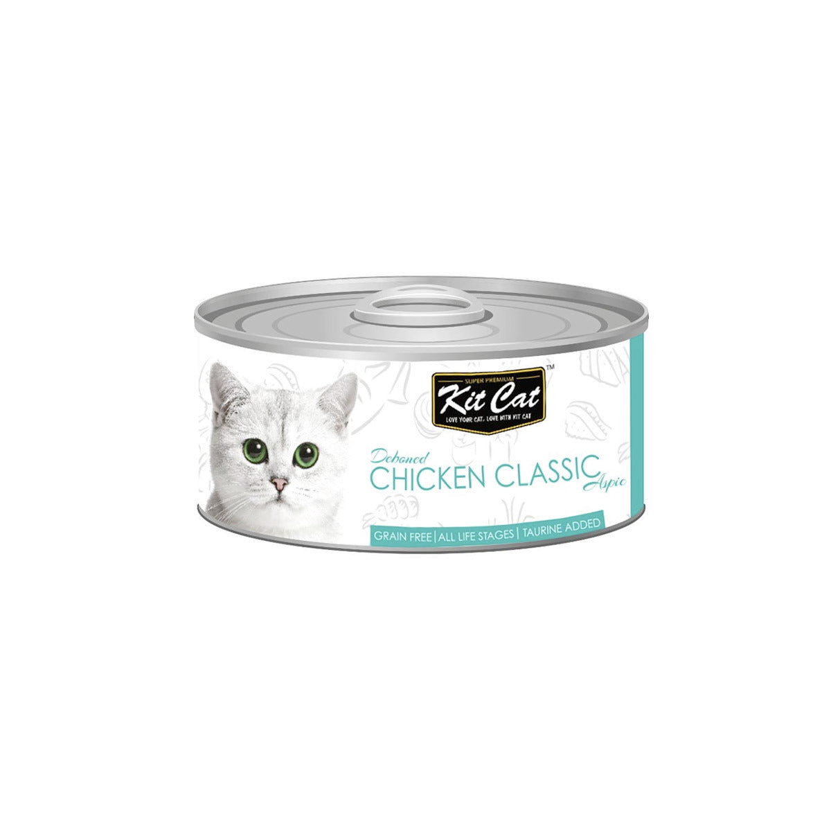 -Kit Cat Grain Free Chicken Classic Topper Wet Cat Food