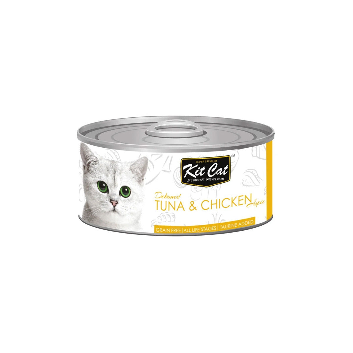 Kit Cat Grain Free Tuna & Chicken Topper Wet Cat Food