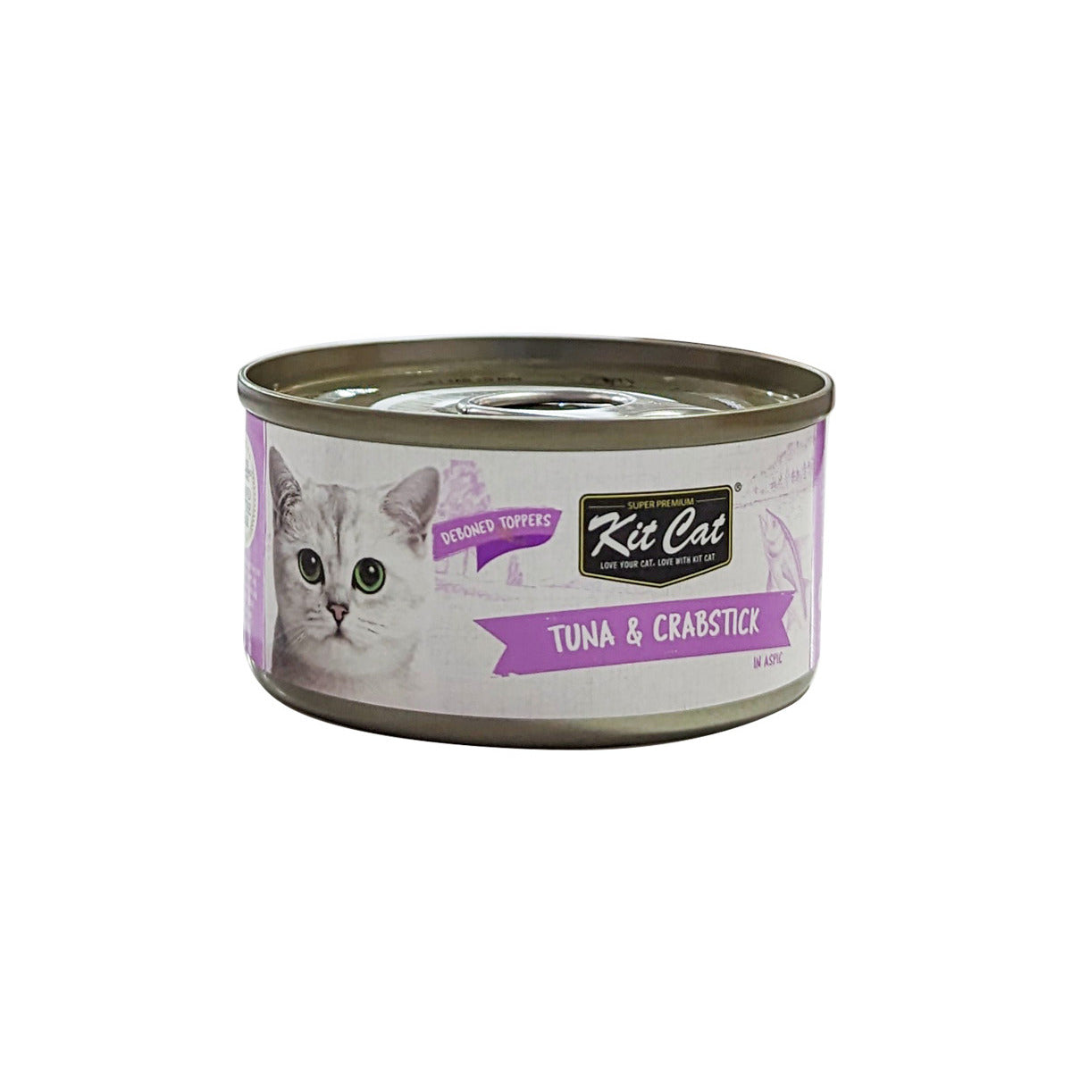 Kit Cat Grain Free Tuna & Crab Topper Wet Cat Food