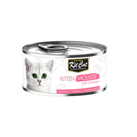 Kit Cat Kitten Mousse Grain Free Chicken Wet Food