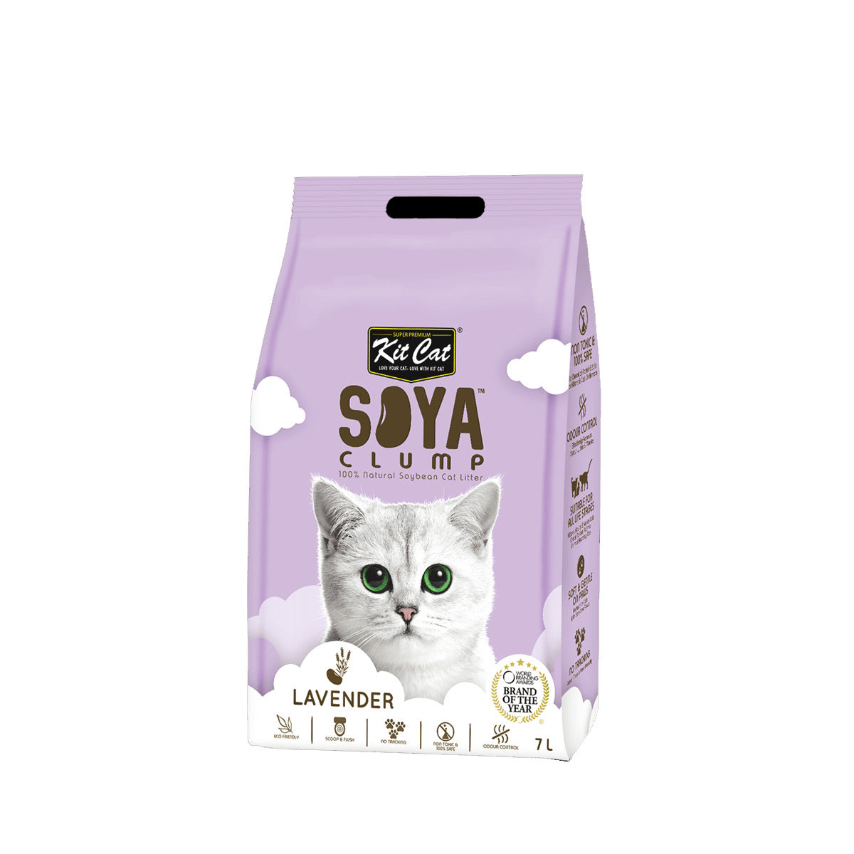 Kit Cat SoyaClump Soybean Lavender Cat Litter