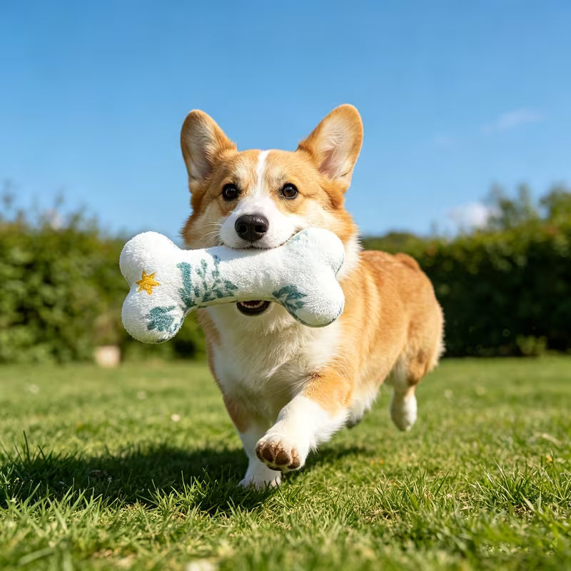 Dog Simulation Bone, Durable Chew And Teething Supply for Small/Medium Dogs