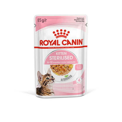 Royal Canin Feline Health Nutrition Kitten Sterilised Jelly (WET FOOD - Pouches)