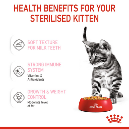 Royal Canin Feline Health Nutrition Kitten Sterilised Jelly (WET FOOD - Pouches)