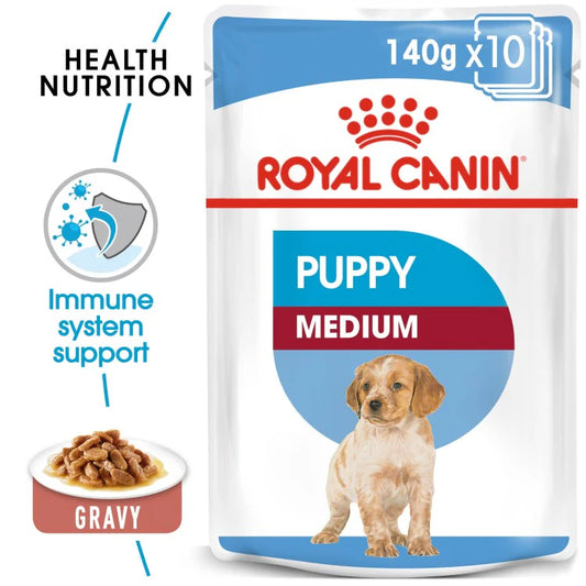 Royal Canin Medium Puppy Wet Food - 140G (Best Before 22-02-2026)