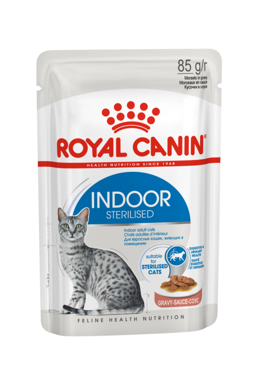 Royal Canin Indoor Sterilised in Gravy Wet Cat Food