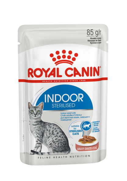 Royal Canin Indoor Sterilised in Gravy Wet Cat Food