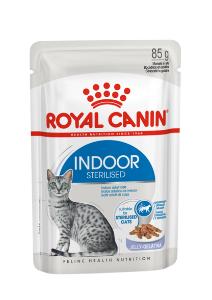 Royal Canin Indoor Sterilised in Jelly Cat Wet Food