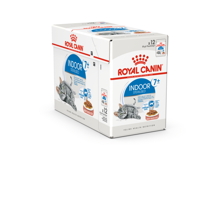 Royal Canin Indoor Sterilised 7+ in Gravy Cat Wet Food