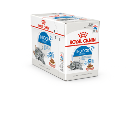 Royal Canin Indoor Sterilised 7+ in Gravy Cat Wet Food