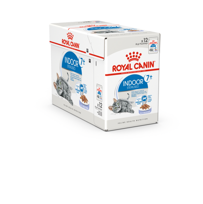 Royal Canin Indoor Sterilised 7+ in Jelly Cat Wet Food