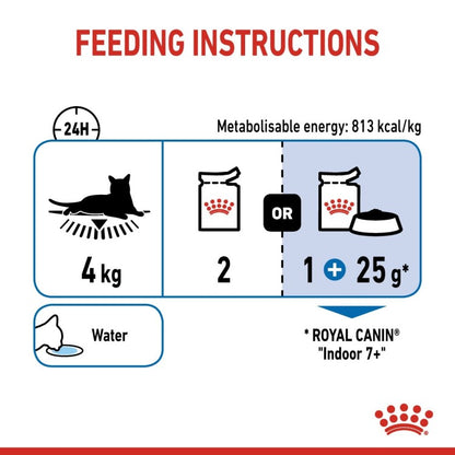 Royal Canin Indoor Sterilised 7+ in Jelly Cat Wet Food