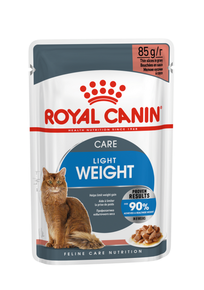 Royal Canin Feline Care Nutrition Light Weight Care (WET Cat FOOD - Pouches) - 85G