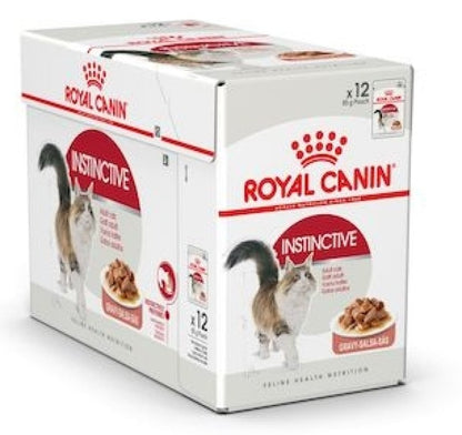 Royal Canin Feline Health Nutrition Instinctive Adult Cats Gravy  Wet Food- 85G