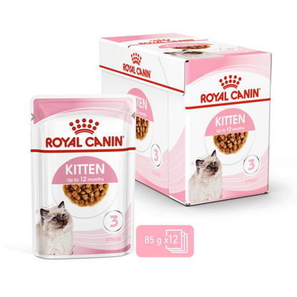 Royal Canin Feline Health Nutrition Kitten Gravy (WET FOOD - Pouches)