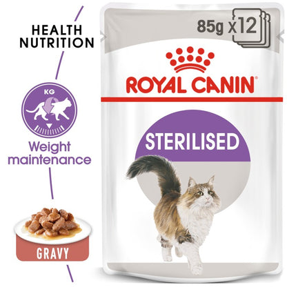 Royal Canin Sterilised in Gravy Wet Cat Food