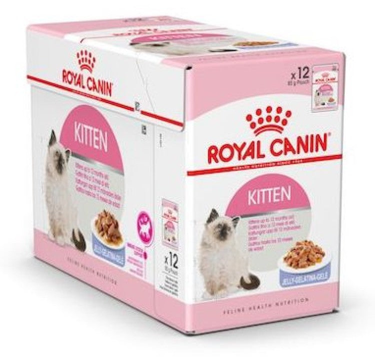 Royal Canin Feline Health Nutrition Kitten Jelly (WET Cat FOOD - Pouches)