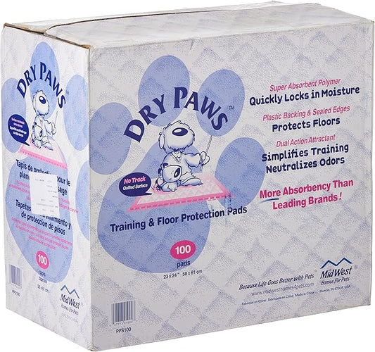 MW Dry Paws SM Pads 100/Bags