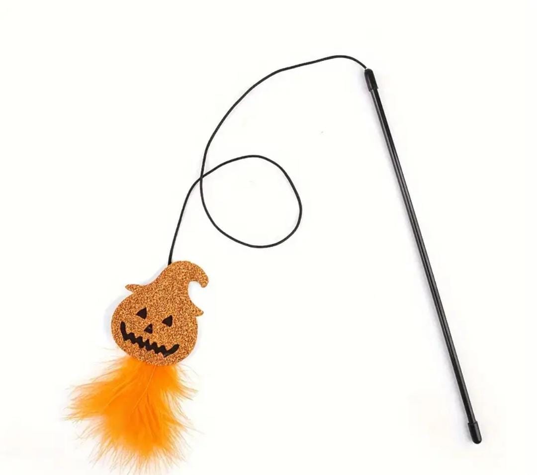 1pc Halloween Themed Cat Teaser Toy