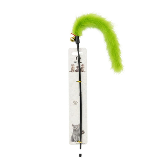 Cozy Paws Interactive Cat Teaser Wand with Bell