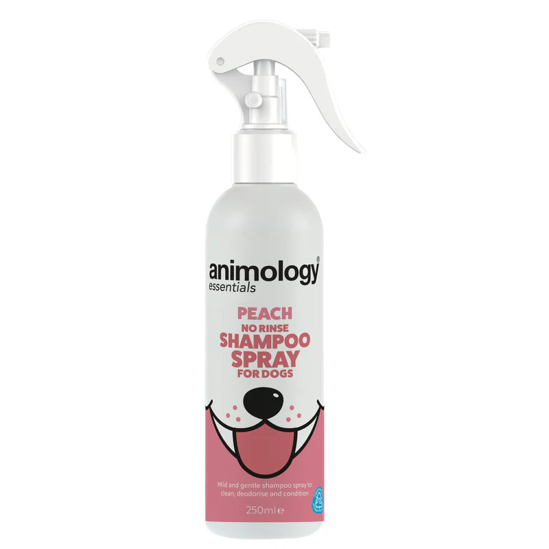 Animology Essentials Peach No Rinse Dog Shampoo-250ML
