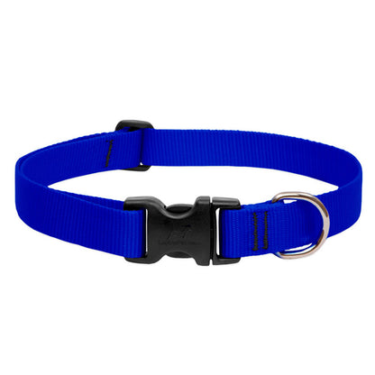 Lupine 1/2 in Blue Adj. Collar 10""-16"", 26-40cm