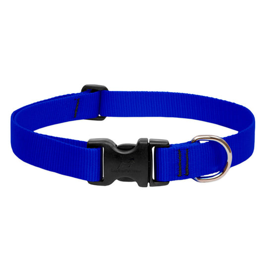 Lupine 1/2 in Blue Adj. Collar 10""-16"", 26-40cm