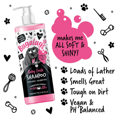 Bugalugs Baby Fresh Dog Shampoo - 500ml