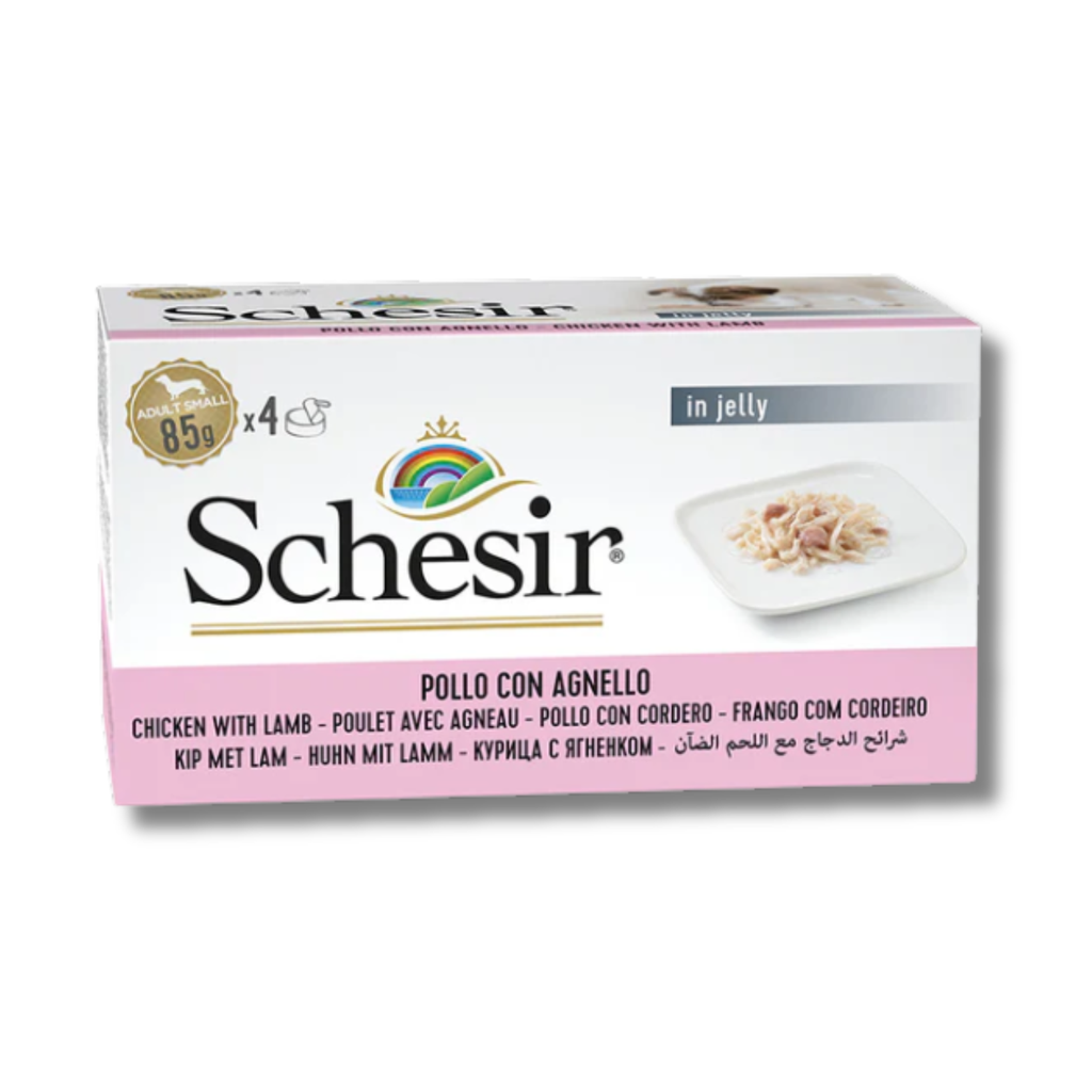 Schesir Dog Wet Food Chicken Fillets With Lamb-340g