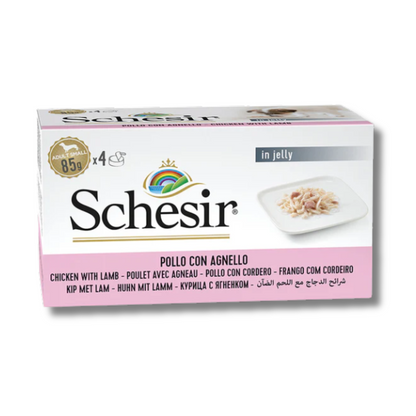Schesir Dog Wet Food Chicken Fillets With Lamb-340g