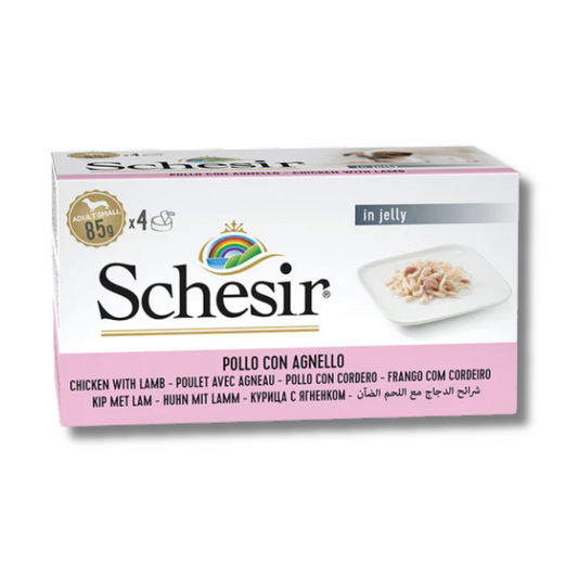 Schesir Dog Wet Food Chicken Fillets With Lamb-340g