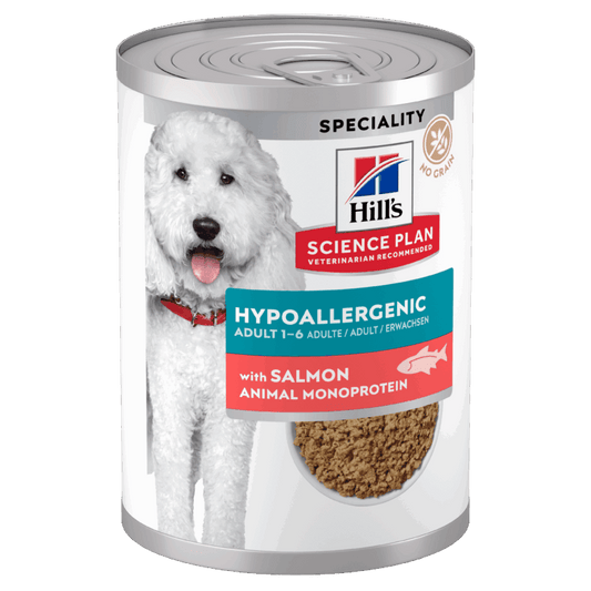 Hill’s Science Plan Hypoallergenic Adult Wet Dog Food with Salmon- 363g