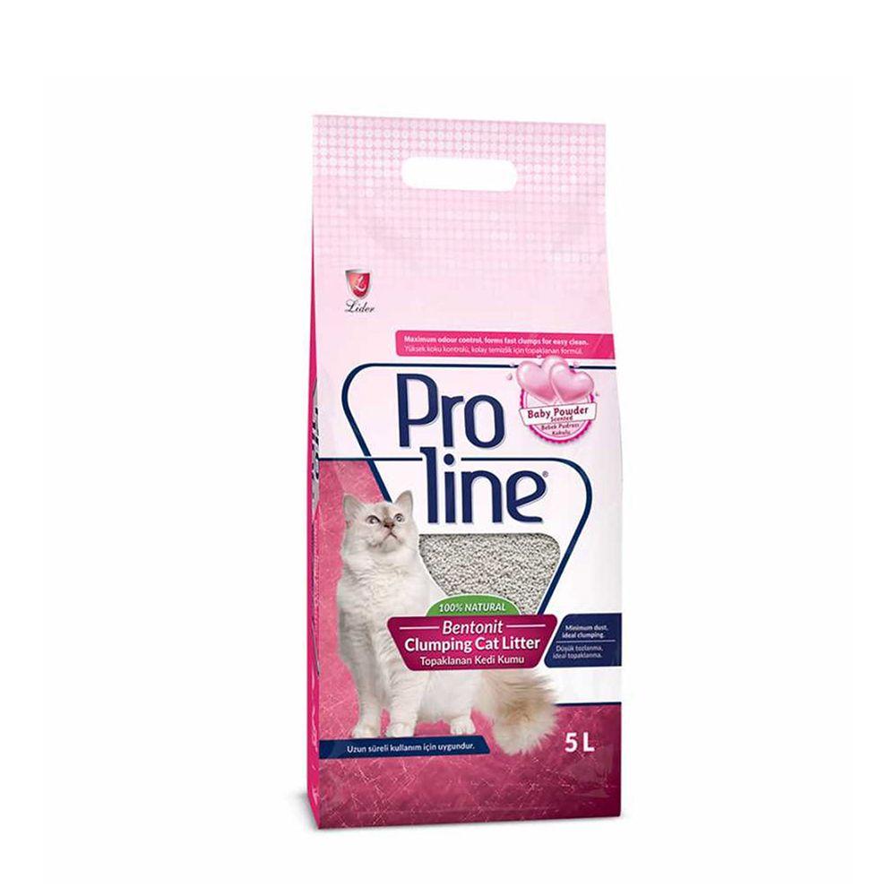 Proline Bentonite Cat Litter5L Baby Powder