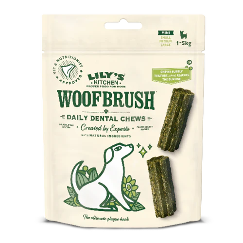 Lily,s Kitchen Woof Brush Dog Chew Bulk Pack Mini (Best Before 04-2026)