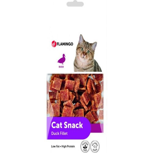 Flamingo Cat Snack Duck Fillet Treats-50g