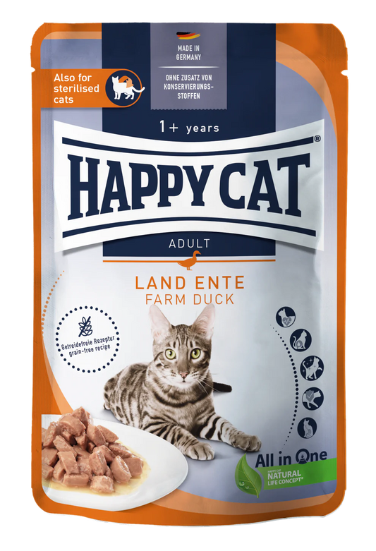 Happy Cat Mis Culinary Farm Duck Wet Cat Food-85G