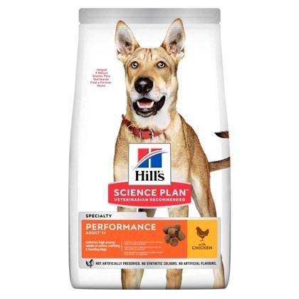 Hills Science Plan Adult Performance with Chicken Dog Dry Food - 14 Kg