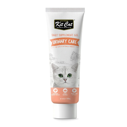 Kit Cat Daily Supplement Gel For Cats & Kittens – Urinary Care (120g)