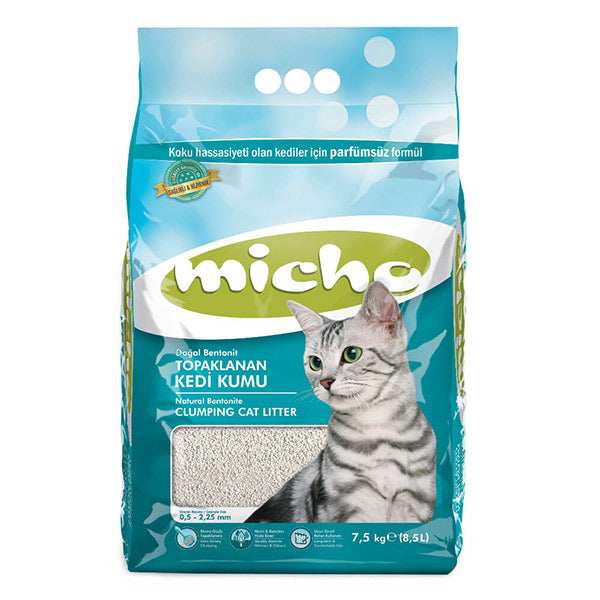 Micho Natural Bentonite Unscented Clumping Cat Litter-7.5kg – Petzi
