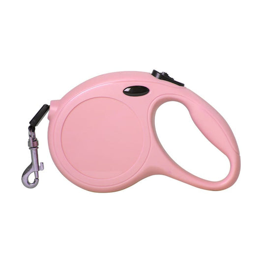 Cozy Paws Retractable Dog Leash-5m Pink