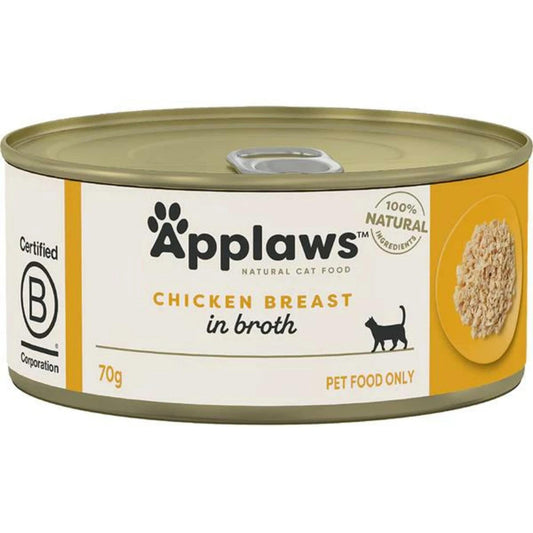 Applaws Chicken Breast in Broth Wet Cat Food-70G