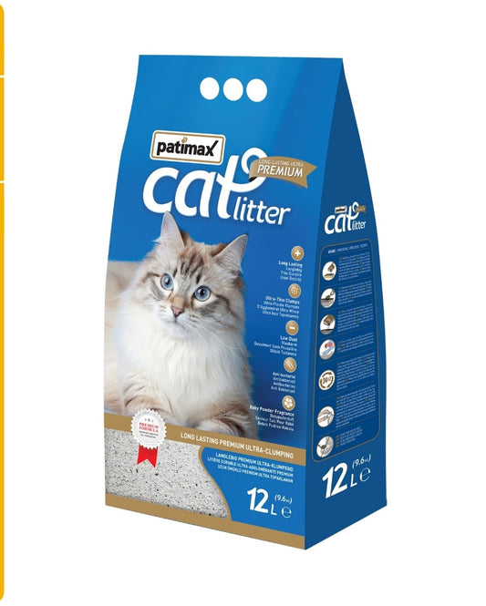 Patimax Cat Litter Baby Powder-12L