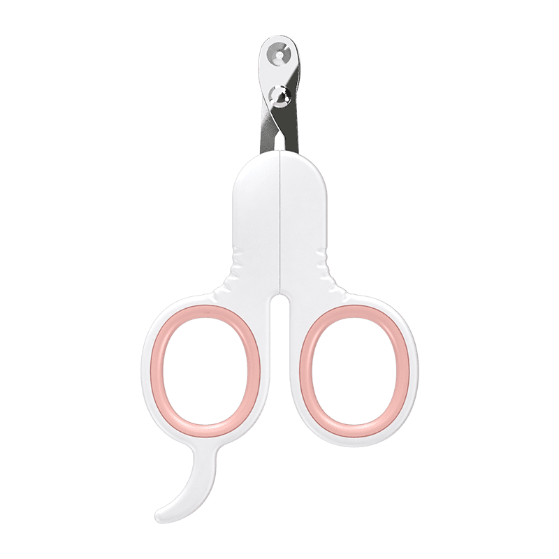 Pakeway Pet Nail Clipper-Q Round Hole Style-12.7*7.3*0.7 Cm (Pink)