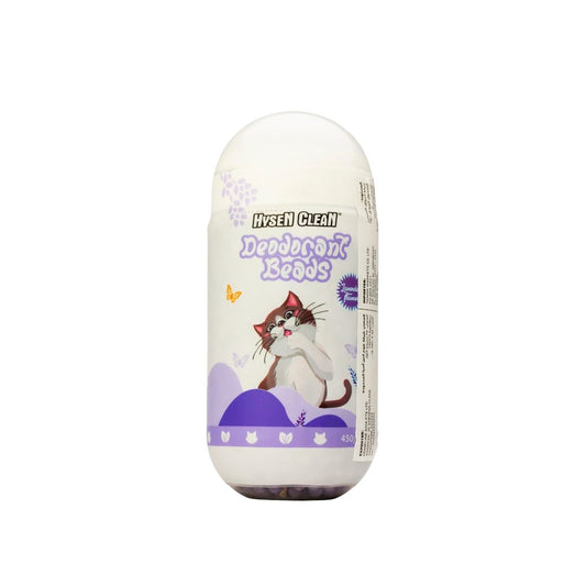 Hysen Clean Cat Litter Deodorant Beads in Lavender Flavor - 450g